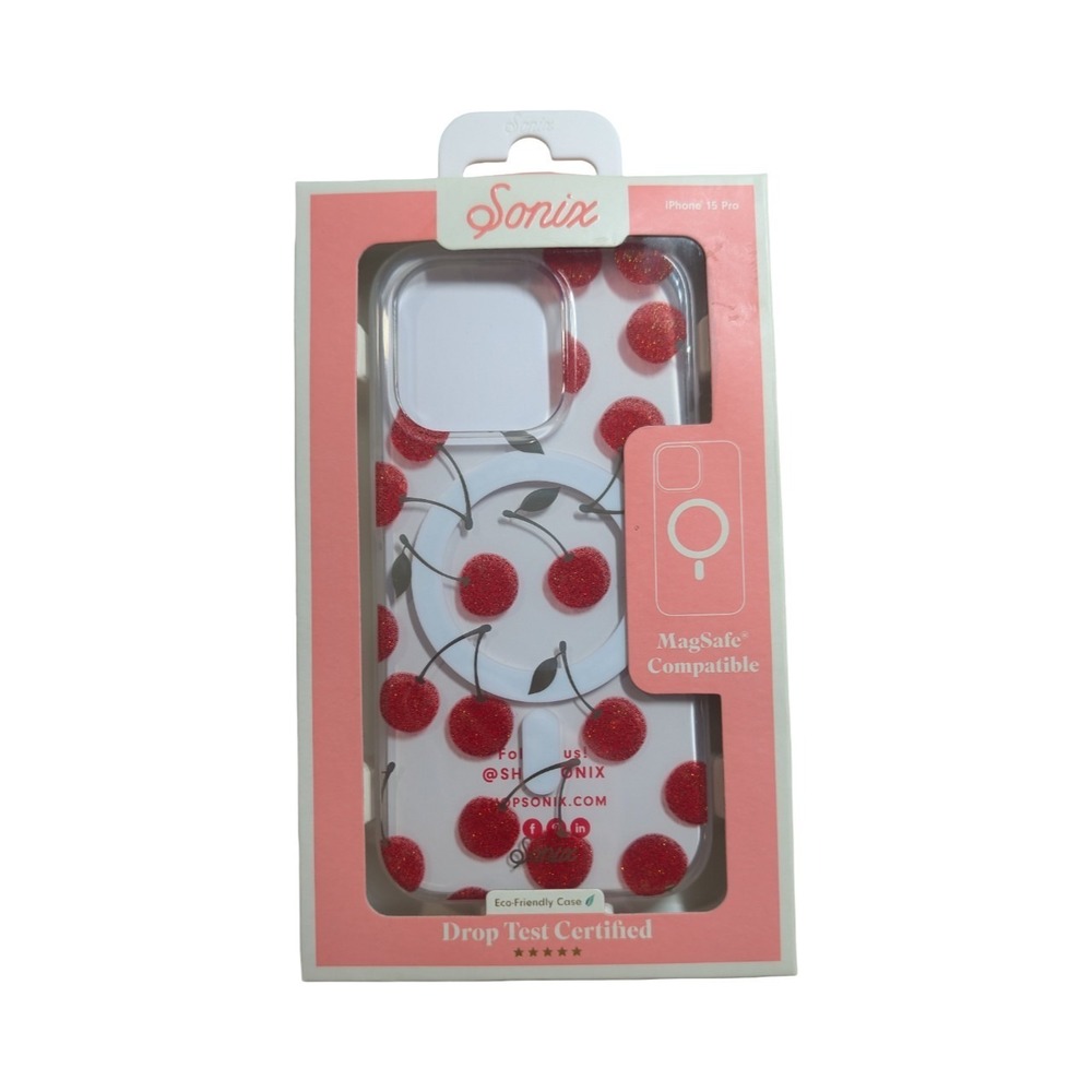 J6-O Sonix Apple iPhone 15 Pro Case with MagSafe - Cherry‎ On Top